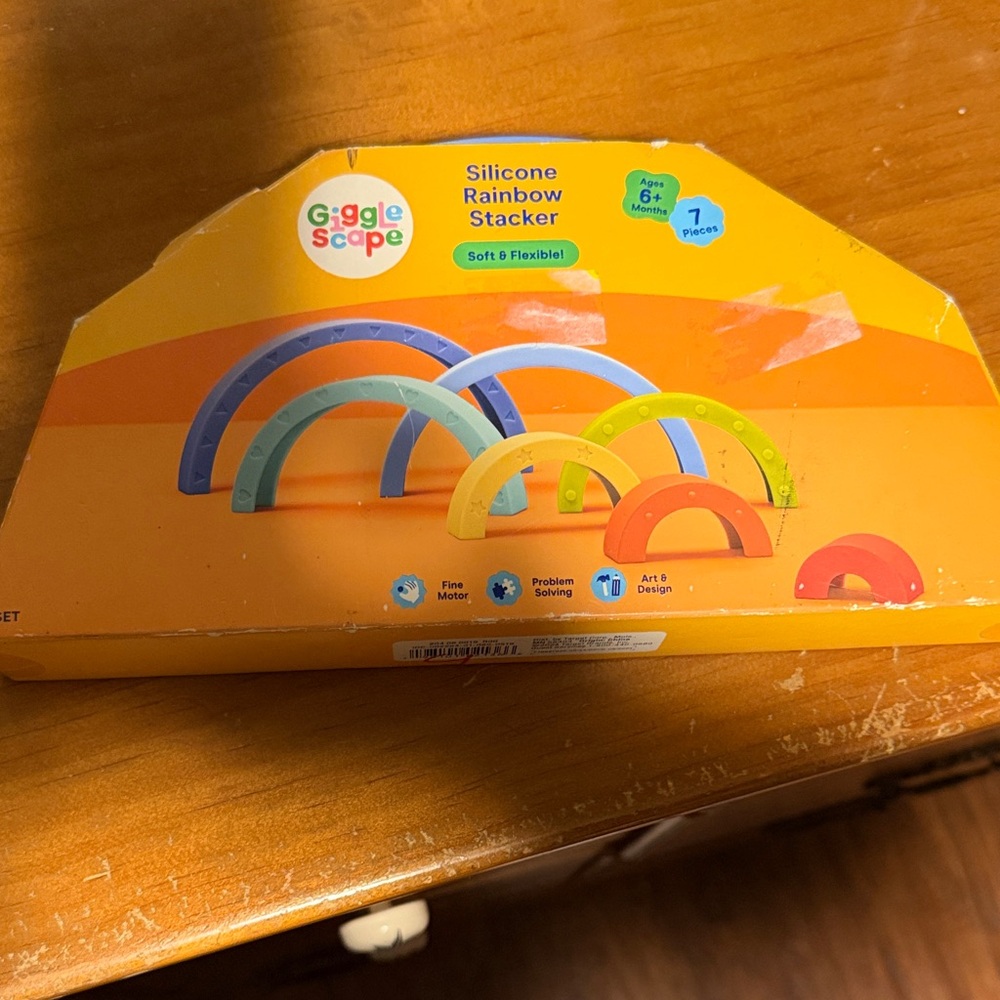 Silicone Rainbow Stacker - Multi-Color